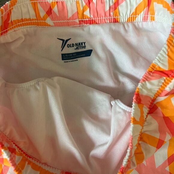 Old Navy Bright neon running shorts 10-12 - Picture 5 of 5